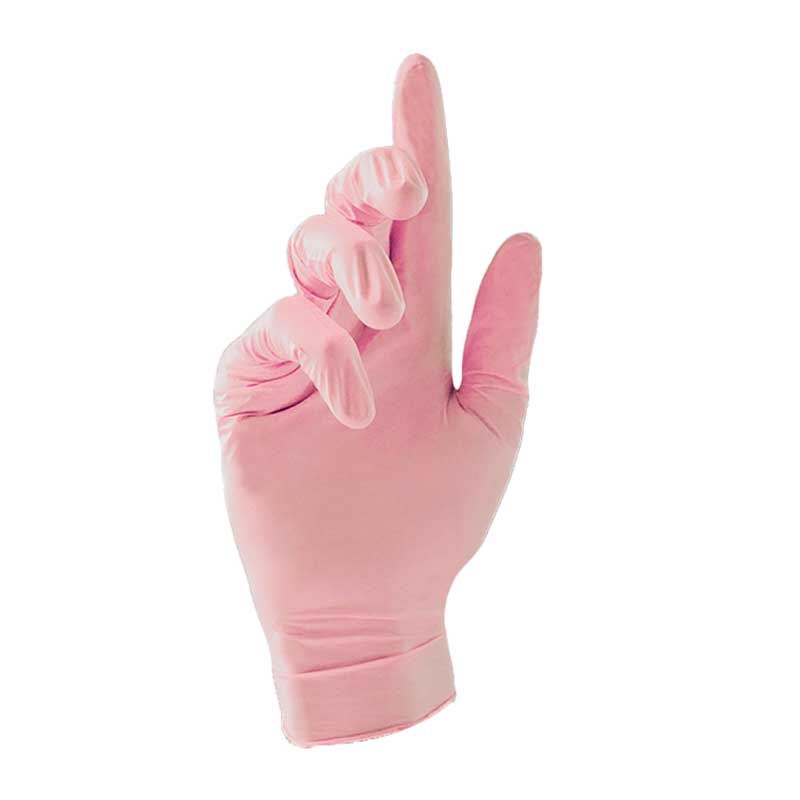 Guanti Estetica in nitrile 4.0 Rosa - walking professional - 100pz